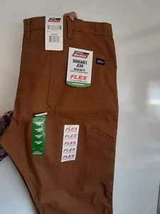 Genuine Dickies  Flex Dungaree Jeans 44x30  - Picture 1 of 3
