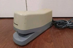 Vintage Panasonic Electric Stapler AS-302NN Heavy Duty Desktop 20 Sheets Works - Picture 1 of 7
