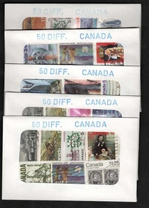 CANADA 50 DIFFERENT USED STAMPS - Picture 1 of 1
