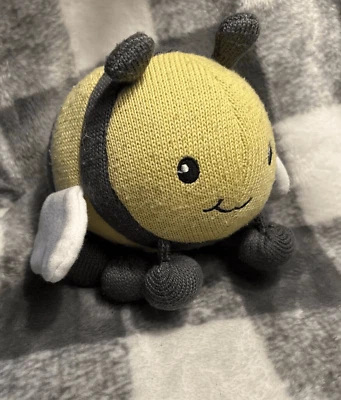 Juguete de peluche tejido de felpa Baby Aspen Bee 8” Critter Culture Foto 1 de 4