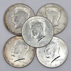 Lot de 5 pièces 1964 demi-dollars Kennedy 90 % argent, choisissez combien