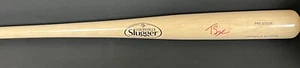 Thomas Saggese Cardinals Auto Signed Blonde Bat Beckett Holo Louisville Slugger - Picture 1 of 3