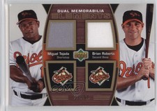 2007 Upper Deck Elements Dual Memorabilia /50 Miguel Tejada Brian Roberts #DE-TR