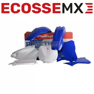 Kit de plásticos Yamaha YZ125 YZ250 1996-1999 Polisport OEM azul/blanco - Imagen 1 de 7