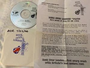 7/22/94 PAUL SEXTON ROCK OVER LONDON ACOUSTIC IN STUDIO SESSION BOO HEWERDINE - Picture 1 of 2