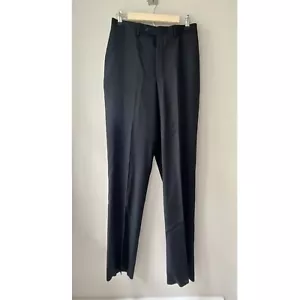 Jos. A. Pantalone Bank nuovo con etichette collezione executive 100% lana piatto davanti 30 reg senza orlo - Foto 1 di 6