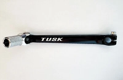 Palanca de cambios plegable Tusk negra plateada para Suzuki DR650S SE 1996-2025 (158) Foto 1 de 4
