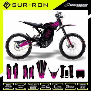 SUR-RON Grafik SURRON Aufkleber SUR RON Sticker SURRON Lichtbiene BLOCK BLK/PNK - Bild 1 von 1
