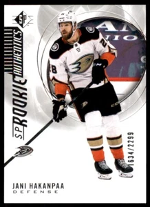 2020-21 SP Rookie Authentics Jani Hakanpaa RC 634/2299 #117 - Imagen 1 de 2