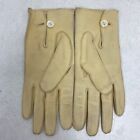 Dents Ladies Chamois Leather Gloves Size L 8 Cream Soft RMF05-SM