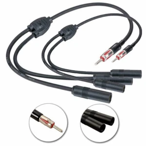 2pz SPLITTER ANTENNA STEREO AUTORADIO Y ADATTATORE 2 SPINA FEMMINA A 1 MASCHIO - Foto 1 di 7