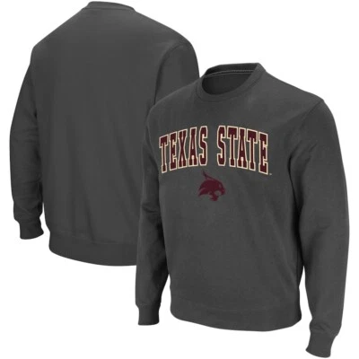 NCAA Texas State Bobcats Charcoal Gray College Sweatshirt NEW Men’s Size S - Image 1 of 4