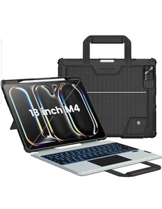 Carry Go for iPad Pro 13 inch (M4) Keyboard Case with Handle,Detachable Keyboard - Picture 1 of 9