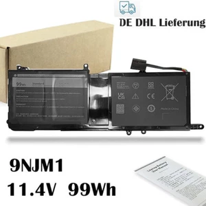 9NJM1 Akku Für Dell Alienware 15 R3 R4 17 R4 R5 P31E P69F MG2YH HF250 0MG2YH - Afbeelding 1 van 10