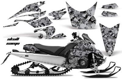 Calcomanías gráficas adhesivas para moto de nieve para Yamaha FX Nytro 08-14 SKULLCAMO K Foto 1 de 2