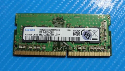 HP 15-da0012dx Samsung 8GB PC4-2666V 1Rx8 SODIMM Memory RAM M471A1K43DB1-CTD — 第 1/2 张图片