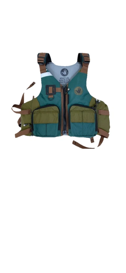Body Glove Adult Fishing Vest Size L/xl Green