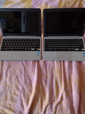 Portátil Notebook Asus Chromebook C201P 11.6" 16 GB eMMC 2GB Azul LOTE DE 2 FUNCIONA Foto 1 de 4