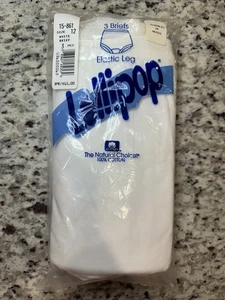 Pack de 3 bragas cómodas vintage Vanity Fair piruleta pierna elástica talla 12 - Imagen 1 de 3