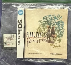 Final Fantasy Ring of Fates Nintendo DS Cartridge and Book - Picture 1 of 1