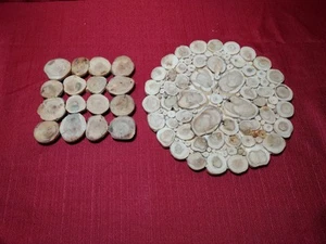 Lote de remaches caseros de madera hechos a mano (2 artículos 9" y 5,5") - Imagen 1 de 6