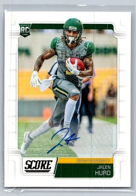2019 panini socre football jalen hurd rookie autograph card #440 - Image 1 of 2