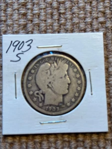 1903 S Barber Half Dollar - Picture 1 of 2