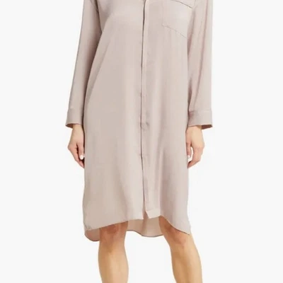 Barefoot Dreams Satin Nightshirt in Feather Size Small - Image 1 of 4