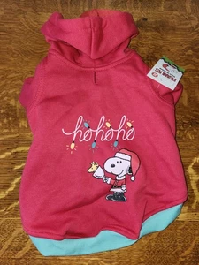 Peanuts Snoopy rot Hund Hoodie Sweatshirt Gr. M Weihnachten HoHoHo Urlaub Neu mit Etikett  - Bild 1 von 12