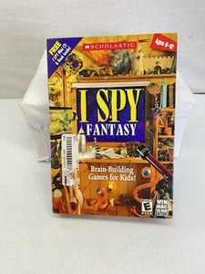 I Spy Fantasy PC/MAC CD-ROM Game Scholastic Big Box w Mini Games Disc, Spy Book - Picture 1 of 10