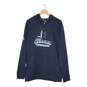 Sudadera con Capucha Adidas Lane Titans Equipo de Voleibol Canguro Para Hombre Talla XL Negra Nueva con Etiquetas - Imagen 1 de 9