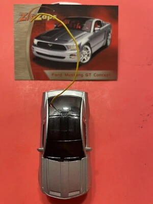 Vintage Zip Zaps Micro RC SILVER Ford Mustang GT CONCEPT  w/CARD & REMOTE   RARE - Image 1 of 4