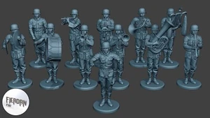 Artejaol Spielzeugsoldaten Deutsche Soldaten Militär Band Pack1 WW2 (12 Abb.) FIERDAN - Bild 1 von 1