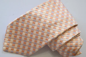 IKE BEHAR NEW YORK PINK MEN'S Neck Tie W: 3 1/2" BY L: 58" MADE IN USA - Picture 1 of 4