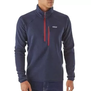 Patagonia Better Sweater Quarter Zip Navy Blue Performance Fleece Men’s Medium - Bild 1 von 11