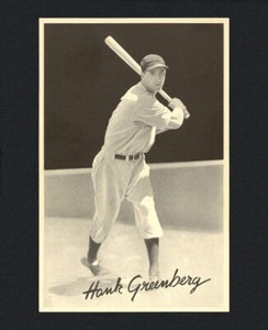 Hank Greenberg 1939 R303-B Goudey Premiums #12 +6 Cards LOT - SUPER RARE - NM-MT