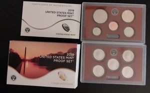 2019 S US Mint Proof Set with COA & Box 10 Coins - Picture 1 of 2
