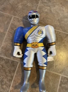 Vintage BANDAI Power Ranger Tall Plush Blue Wild Forces 24 Inches Figure Doll  - Picture 1 of 2