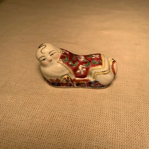 Vintage Chinese Figural Porcelain Opium Pillow Head Rest Miniature (B) - Picture 1 of 7