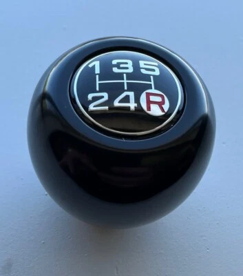 79-89 Toyota Pickup Truck 4Runner SR5 Black 5 Speed Shift Knob OEM Shifter Knobs - Image 1 of 2