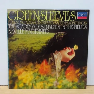 ZRG 931 VARIOUS Greensleeves Folk Songs ASMF MARRINER ARGO STEREO LP EX - Picture 1 of 5