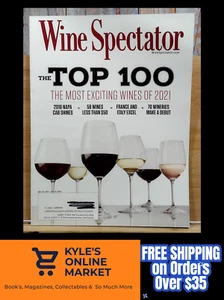 Wine Spectator Magazine DEC 31,2021/Jan 15, 2022 The Top 100 Most Exciting Wines - Picture 1 of 23