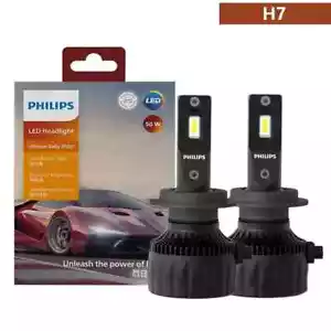 Philips H7 LED Ultinon Rally 3550 Car Headlight Kit 6500K Bright White Fog Light - Picture 1 of 6