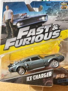 Mattel Fast & Furious 1/55 Dodge Ice Charger 23/32 FCF58 FF8 nuovo imballo originale - Foto 1 di 2