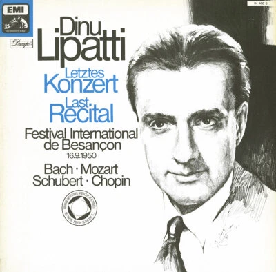 LIPATTI Piano Recital CHOPIN 13 Valses BACH Partita MOZART Sonata SCHUBERT 2LP - Image 1 of 3