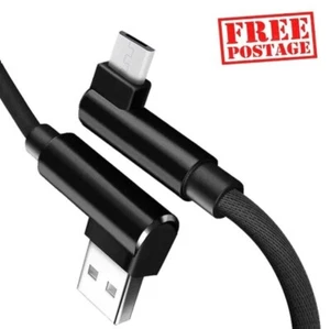 New 90 Degree Type C USB C Fast Charging Cable Charger Cord For Samsung S22 S21. - Picture 1 of 11