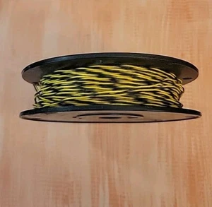 General Cable 300 ft Spool 0057879PT Cross-Connect Wire 1PR 22 AWG Black/Yellow - Picture 1 of 2