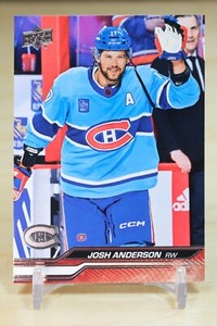 2023-24 Upper Deck Base #96 Josh Anderson - Montreal Canadiens