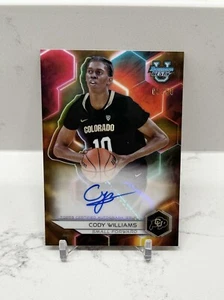 2023-24 CODY WILLIAMS #'d /50 Bowman Best U AUTO GOLD Geometric Jazz SP - Picture 1 of 3