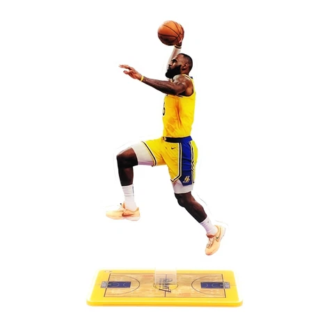 King James Figure - LA Lakers #6 James Goes Up for Dunking Figurine Ornament Cover